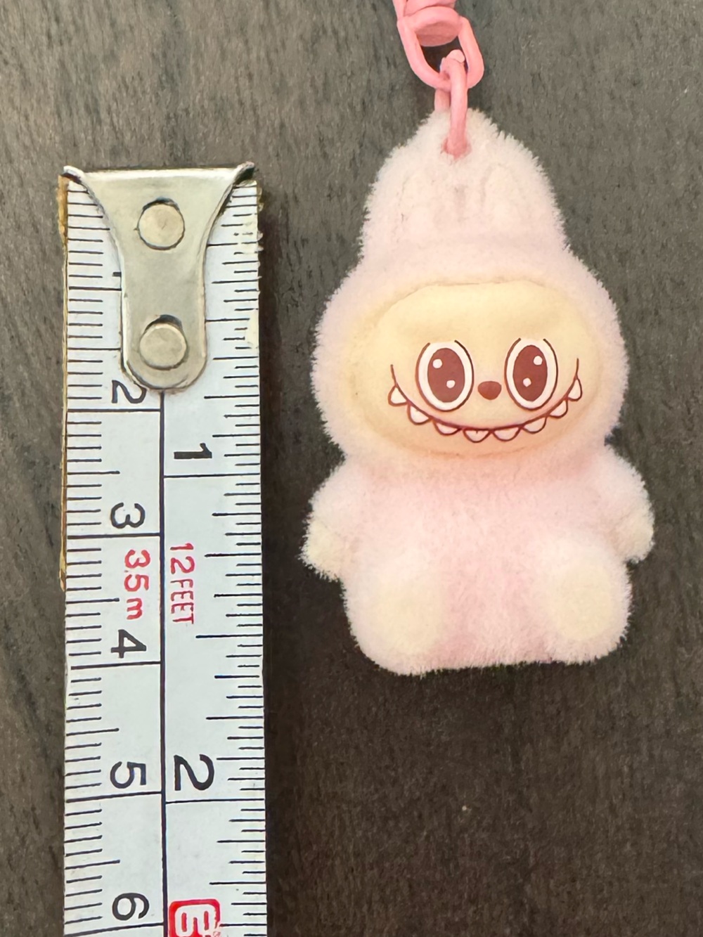 Pink Labubu Keychain (4cm) - Picture 6 of 6